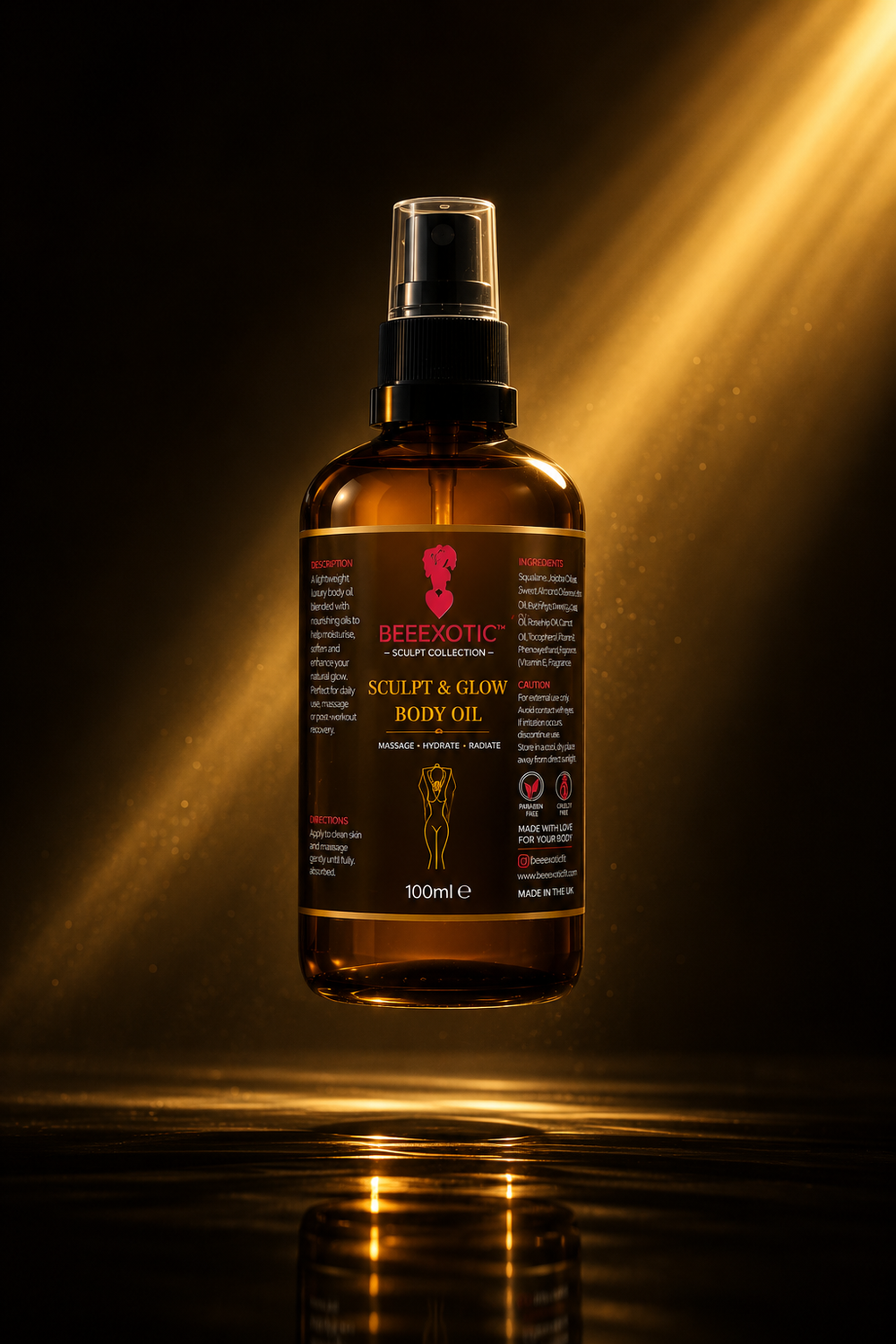 BeeExotic Sculpt & Glow Body Oil