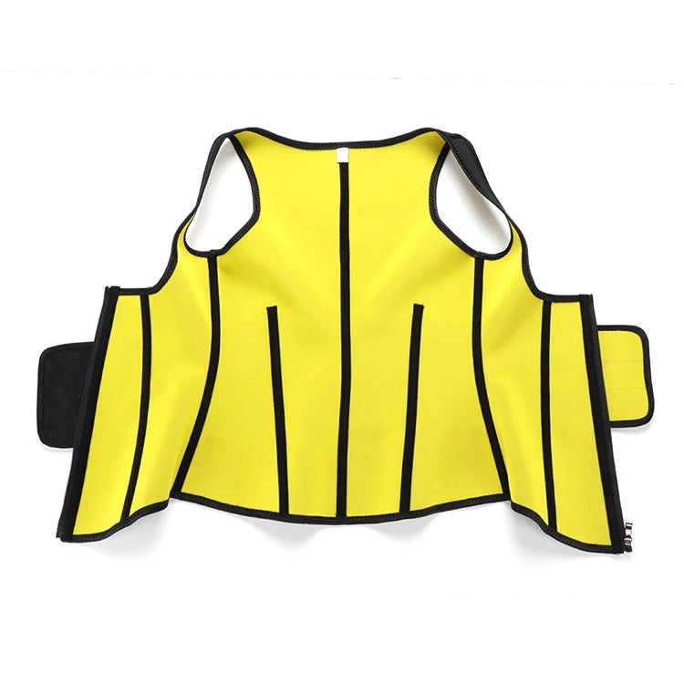 BeeExotic Zipper Waist Trainer Vest