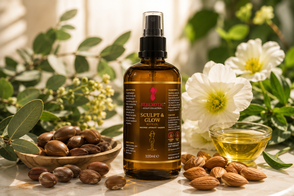 BeeExotic Sculpt & Glow Body Oil