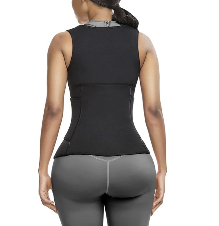 BeeExotic Buckle Sweat Neoprene Waist Trainer Vest